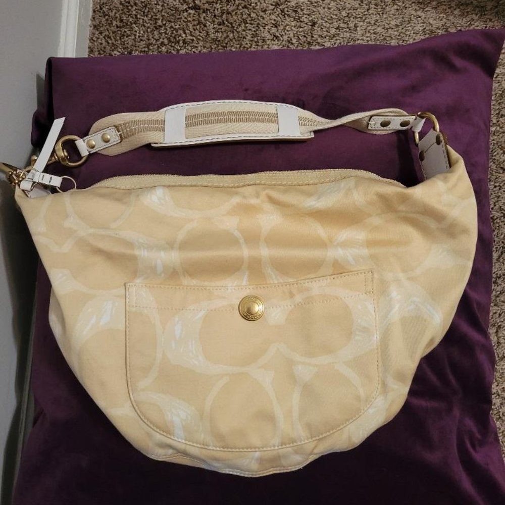Coach Handbag with C design